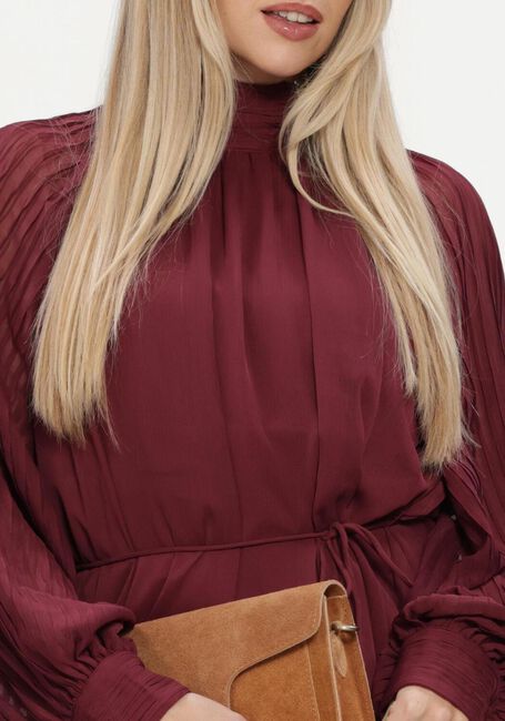 Y.A.S. Robe maxi YASOLERA LS MIDI DRESS S. Bordeaux - large