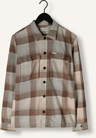 CAST IRON Surchemise LONG SLEEVE SHIRT YD CHECK REGULAR FIT en beige CAST IRON Surchemise LONG SLEEVE SHIRT YD CHECK REGULAR FIT en beige - medium