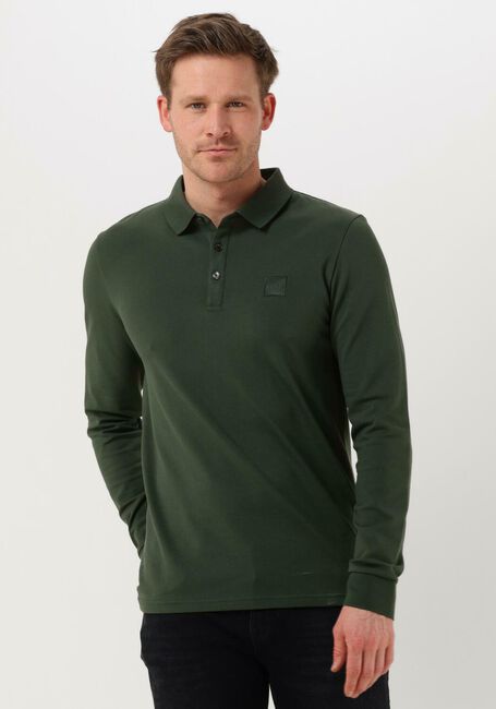 BOSS ORANGE Polo PASSERBY Vert foncé - large