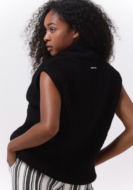 10DAYS Spencer TURTLE NECK VEST en noir - large