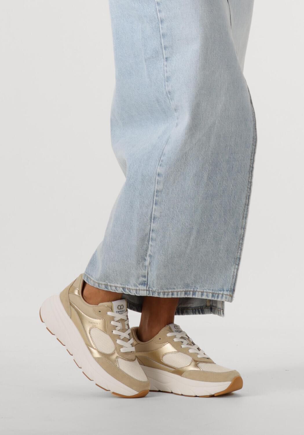 Beige TWINSET MILANO Sneakers 251TCP02E - large