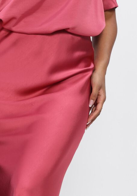 NEO NOIR Jupe maxi VICKY HEAVY SATEEN SKIRT en rose - large