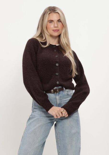 Bruine Y.A.S. Vest YASJOHI LS WOOL BLEND CARDIGAN - large