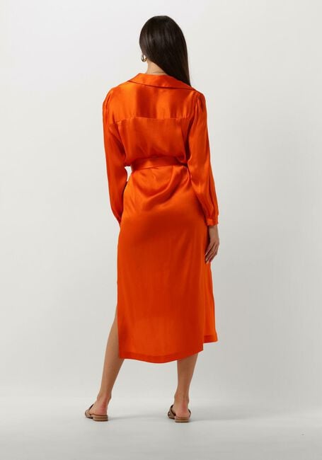 Oranje SEMICOUTURE Midi jurk FILLIPA DRESS - large