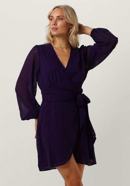 FREEBIRD Mini robe WV-ZIGZAG-JACQ-PES-23-3 en violet - large