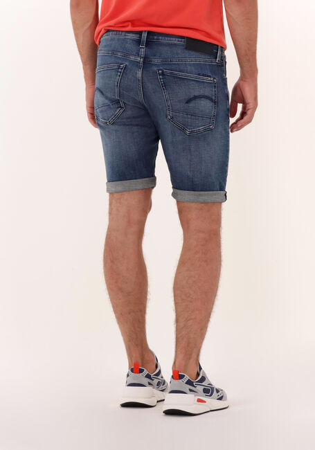 Blauwe G-STAR RAW Jeans 3301 SLIM SHORT - large