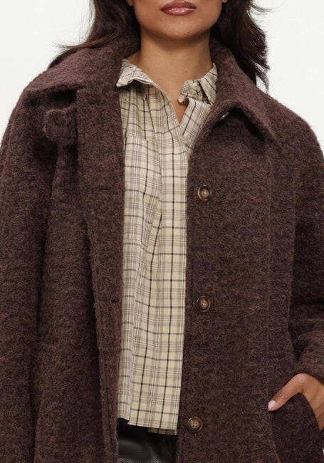 Bruine OBJECT Mantel OBJCELINA MIDI COAT - large