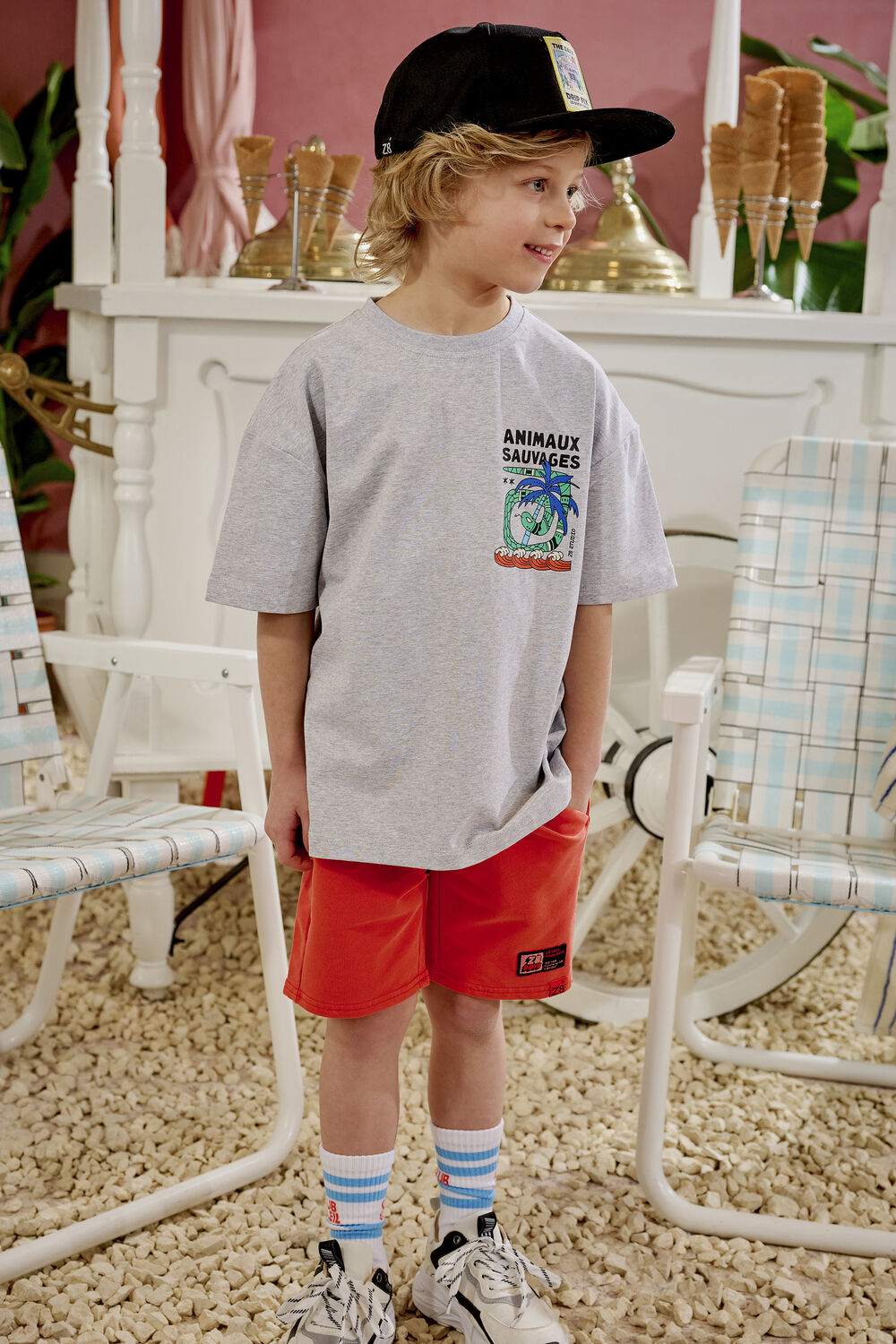 Grijze Z8 T-shirt RIX - large