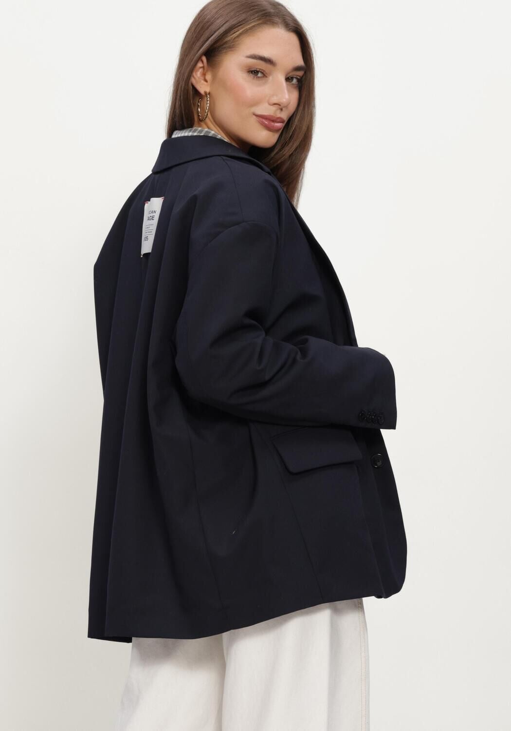 Donkerblauwe AMERICAN VINTAGE Blazer AYANY - large