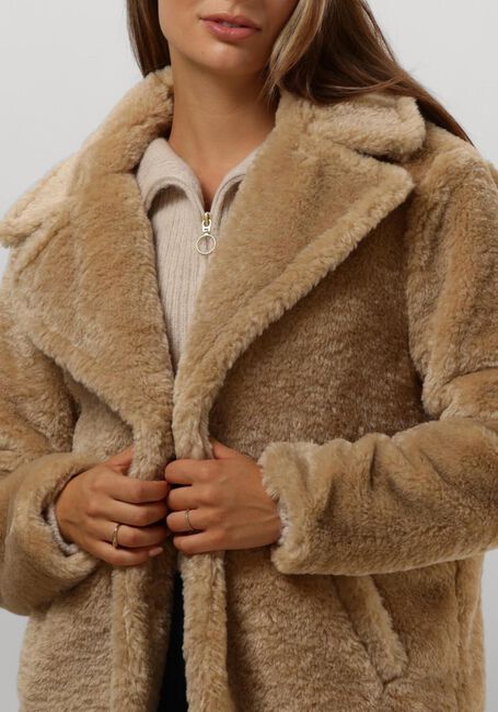 NOTRE-V Manteau en fausse fourrure NV-ECRIN Sable - large