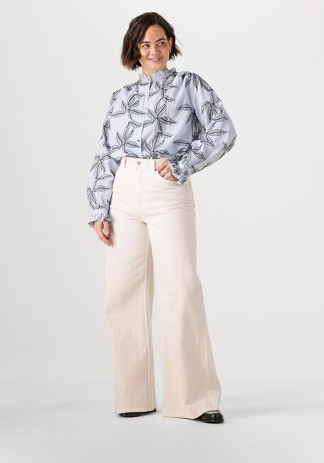 NUKUS JENNA BLOUSE EMBROIDERY Blouses en bleu - large