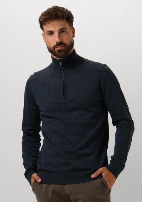 SAINT STEVE Pull CAS en bleu - large