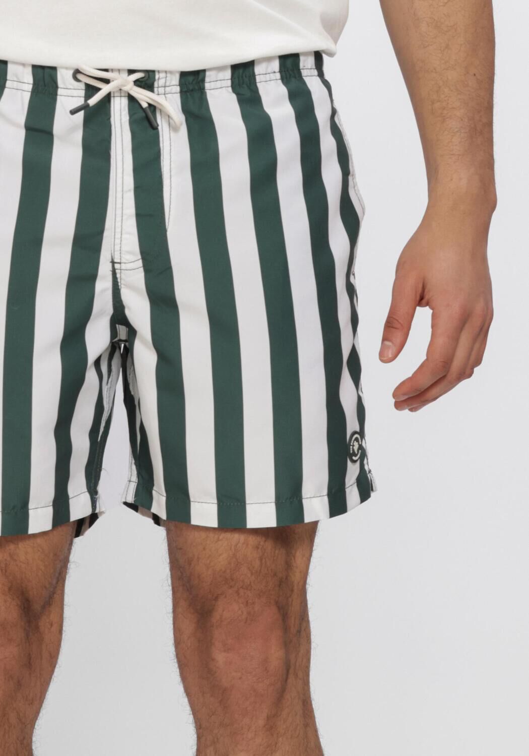 SHIWI SWIMSHORT BROAD STRIPE Shorts de bain en vert - large