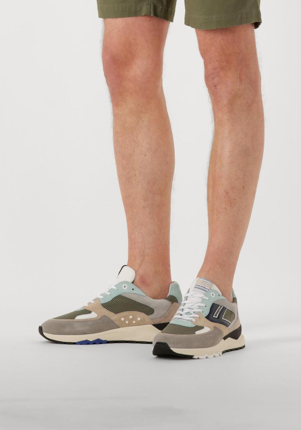 FLORIS VAN BOMMEL Baskets basses SFM-10154 DE TREENER en multicolore - large