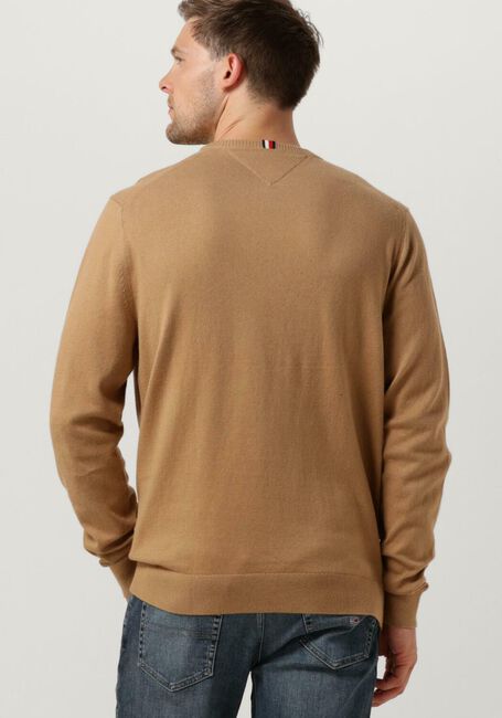 TOMMY HILFIGER Pull PIMA ORG CTN CASHMERE CREW NECK en marron - large