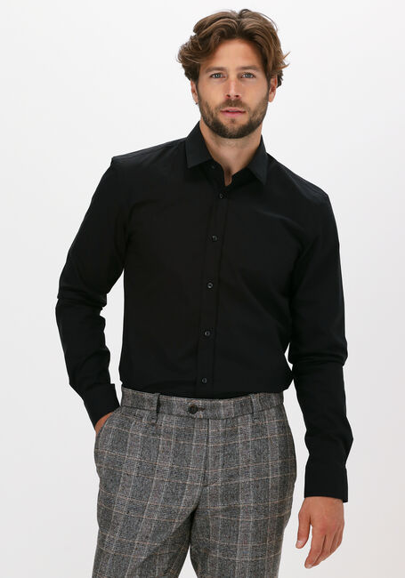 HUGO Chemise classique ELISHA02 10224742 01 en noir - large