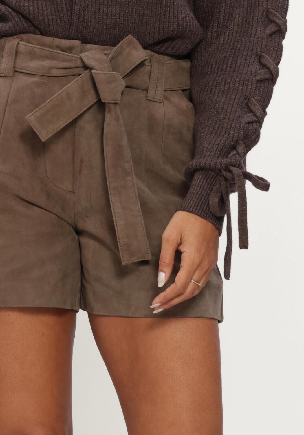 Taupe IBANA Korte broek SINDI SUEDE - large