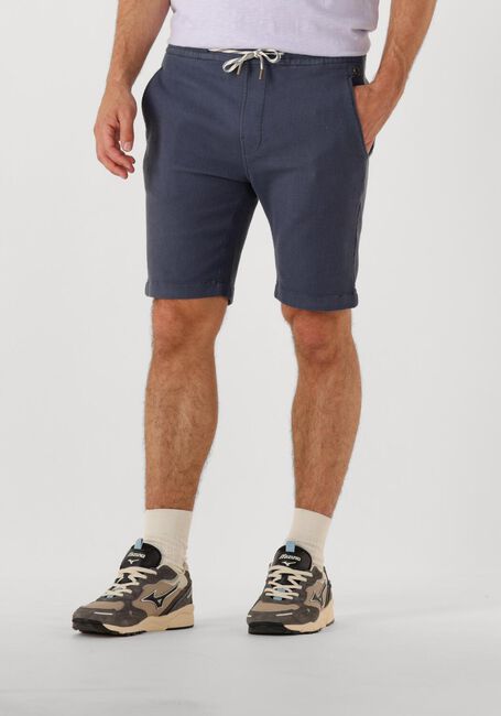 CAST IRON Pantalon courte CHINO SHORTS WAFFLE STRUCTURE Bleu foncé - large