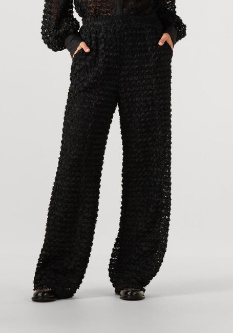 Zwarte STUDIO AMAYA Wijde broek GLACE - large