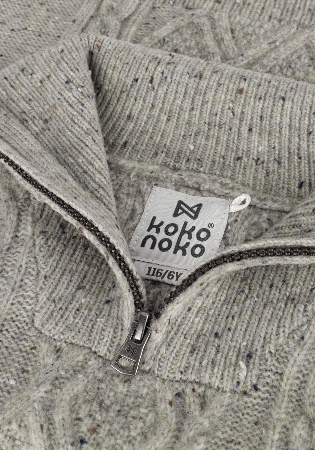 KOKO NOKO Col roul&eacute; Q52825 en gris - large
