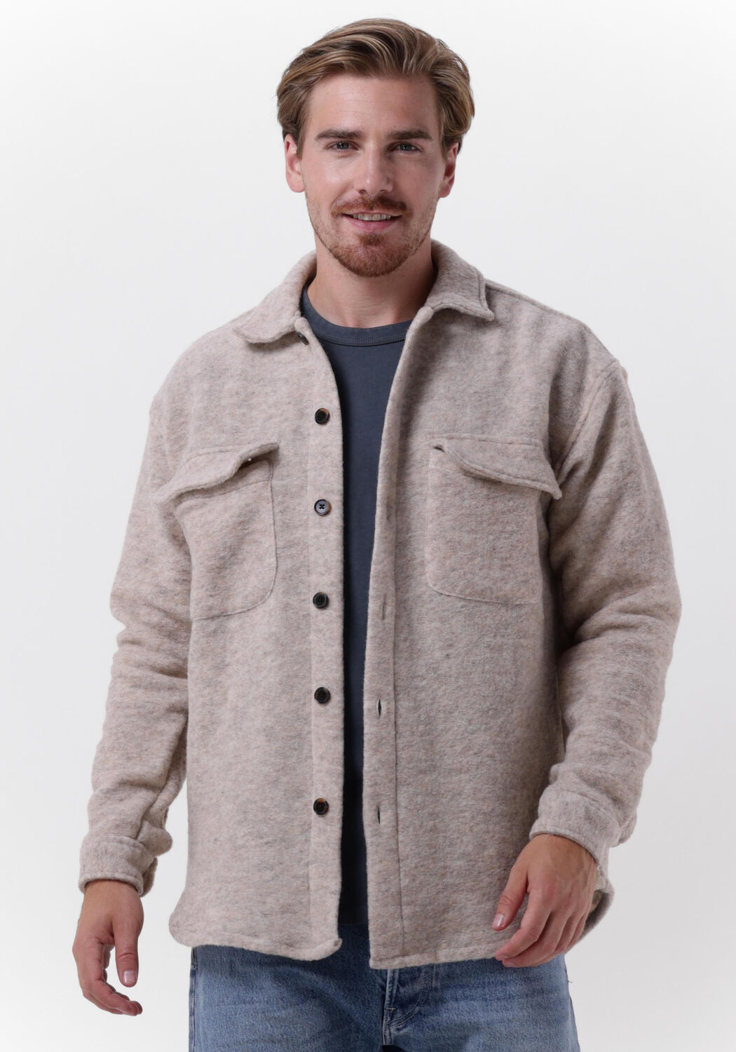 zand woodbird overshirt stoll wool shirt