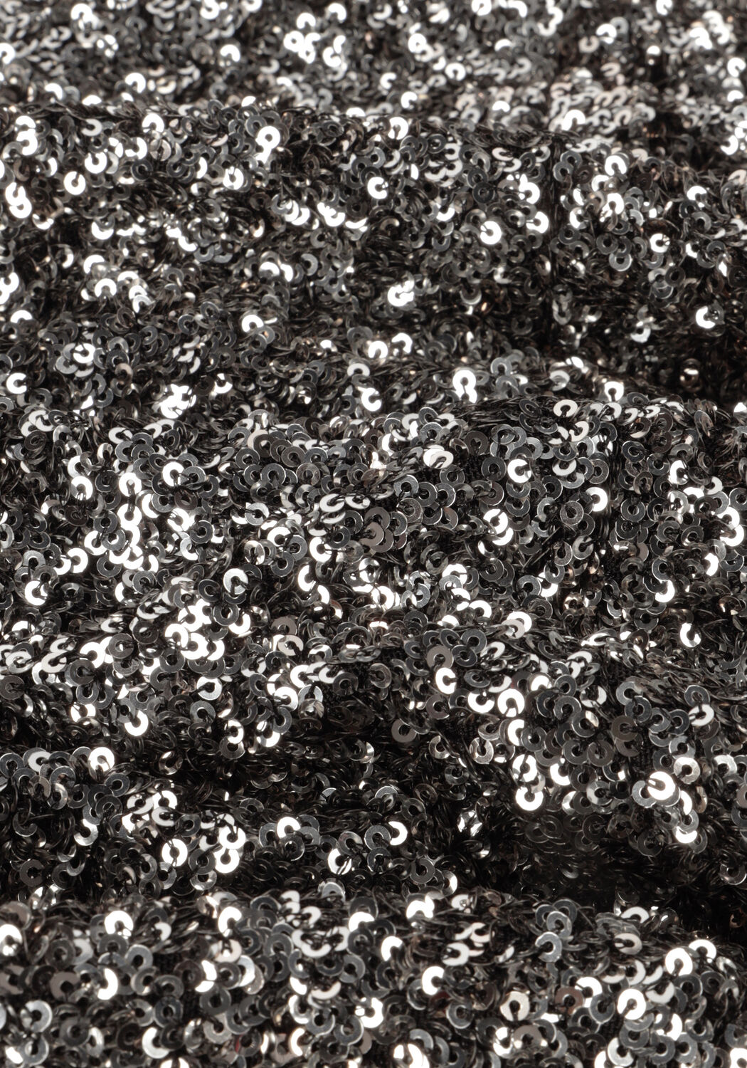 ACCESS Mini robe SEQUIN MINI DRESS WITH V NECKLIN en argent - large