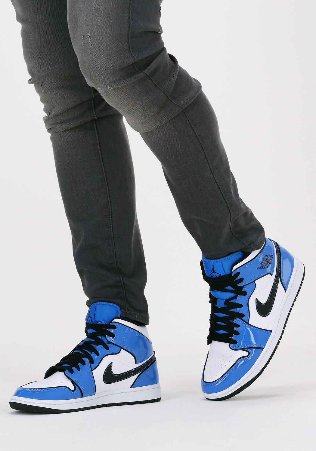 Blauwe NIKE Sneakers JORDAN MID MEN - large