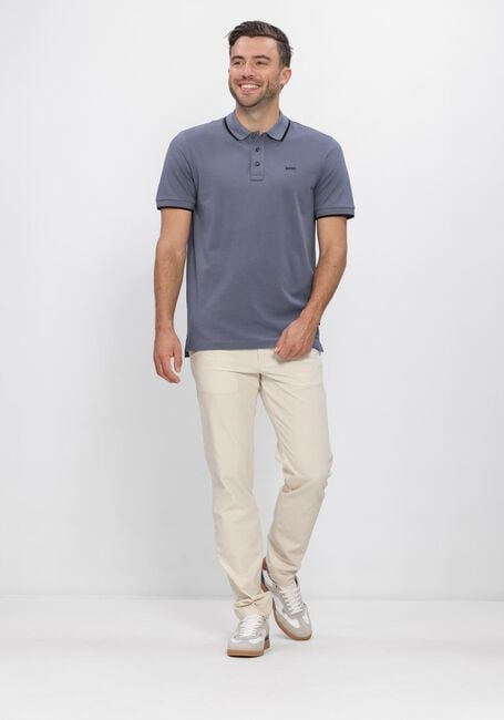 Blauwe BOSS BLACK Polo PARLAY 190 - large