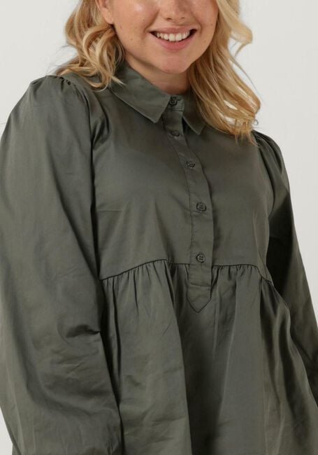 Groene LEVETE ROOM  LR-ISLA SOLID 64 SHIRT - large