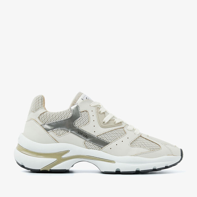 VIA VAI Baskets basses VESPER AVA en beige - large