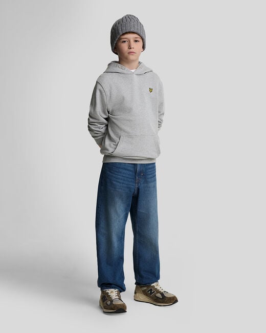 LYLE & SCOTT Chandail PULLOVER HOODIE BOYS Gris clair - large