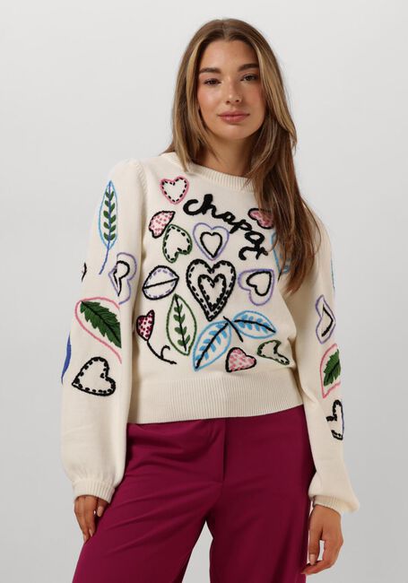 Ecru FABIENNE CHAPOT Trui VESPER PULLOVER - large