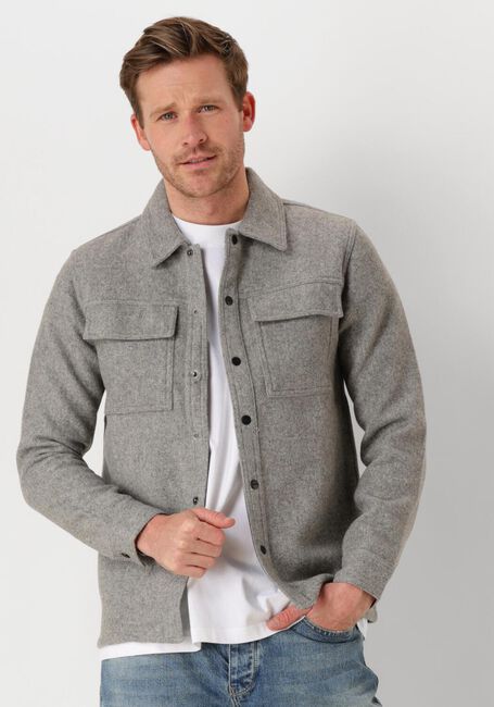 PURE PATH Surchemise REGULAR FIT SHIRTS OVER203 en gris - large