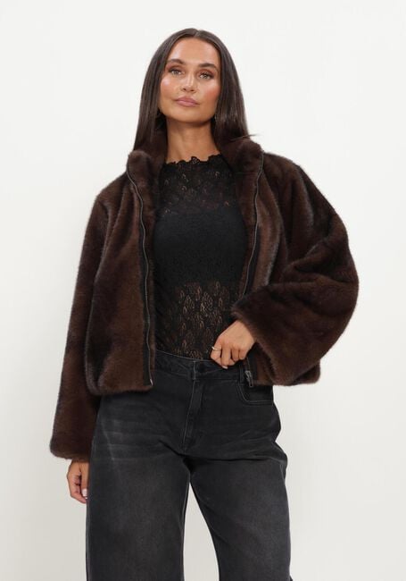 MY ESSENTIAL WARDROBE Jack MWEASTON FUR JACKET en marron - large