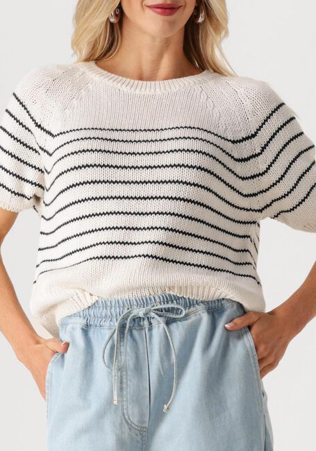 BY-BAR Pull CRUZ STRIPE PULLOVER Écru - large