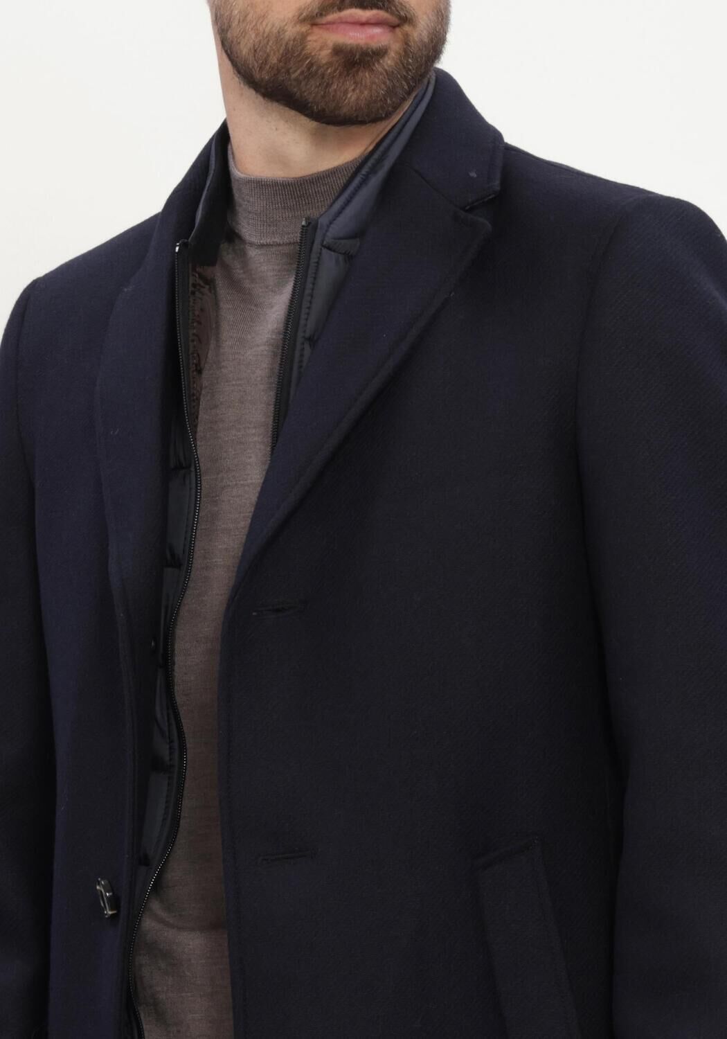 STEFANO LAURAN Manteau SL-CASPER Bleu fonc&eacute; - large