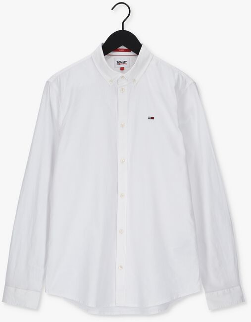 Witte TOMMY JEANS Casual overhemd TJM SLIM STRETCH OXFORD SHIRT - large