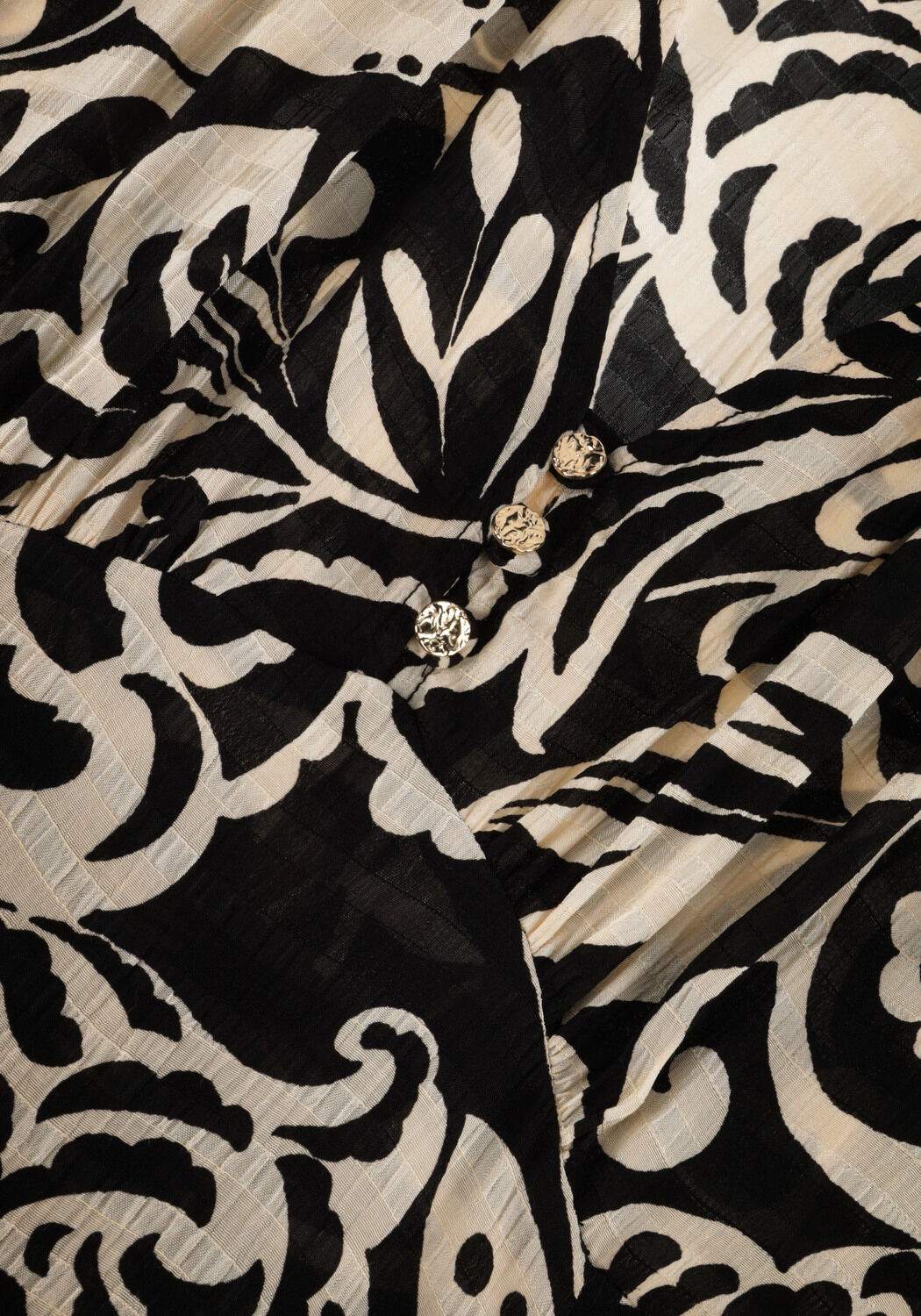 Zwarte VANILIA Midi jurk FLORAL HAPPY LONG - large