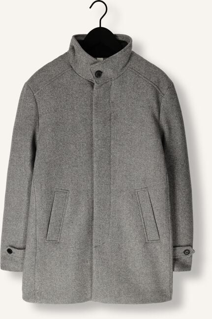 Grijze SELECTED MEN Mantel SLHREUBEN WOOL COAT B NOOS Grijze SELECTED MEN Mantel SLHREUBEN WOOL COAT B NOOS - large