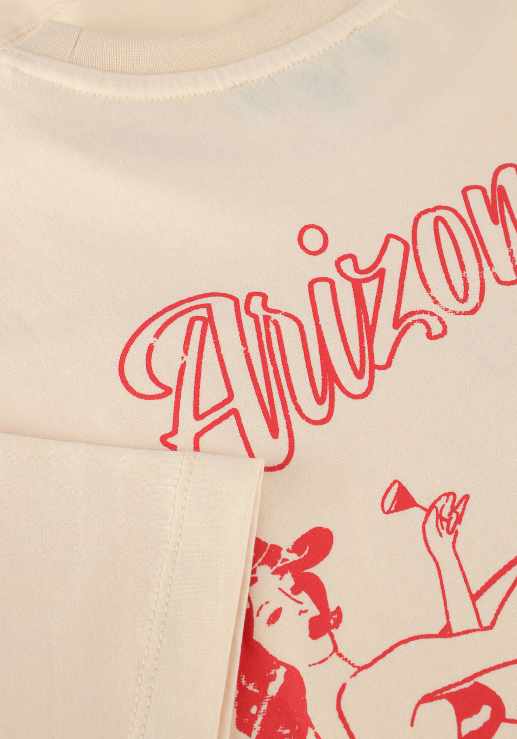 Beige REFINED DEPARTMENT T-shirt MAGGY - large