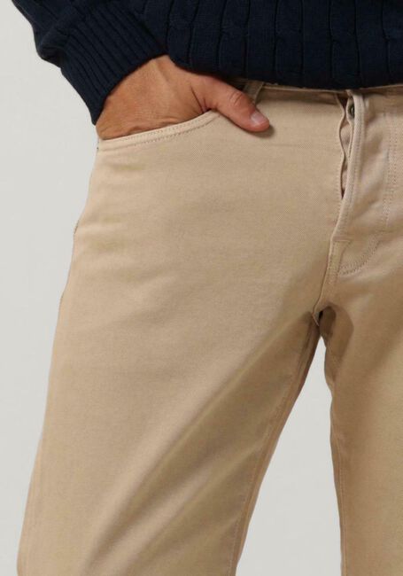 Bruine SELECTED HOMME Slim fit jeans SLH196-STRAIGHTSCOTT 3335 COLORED JNS W - large