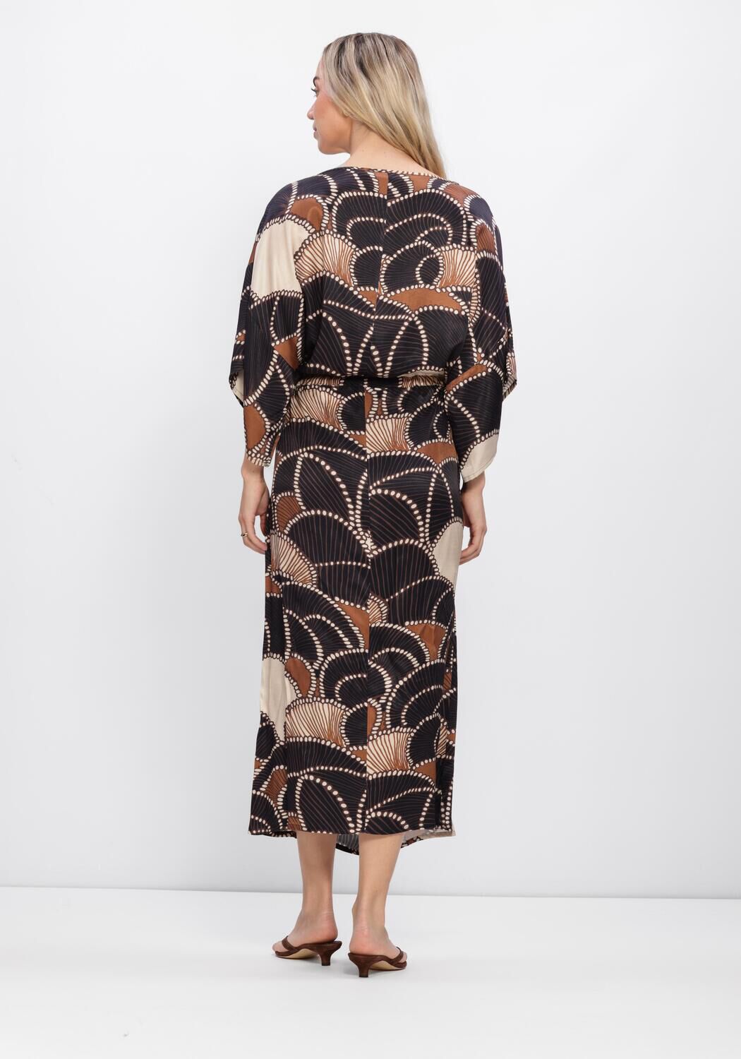 SUMMUM DRESS ALL OVER TWILL SATIN Robes en multicolore - large