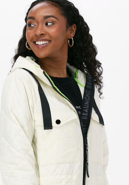 BEAUMONT Veste matelassé LONG COAT LIGHT PADDED Écru - large