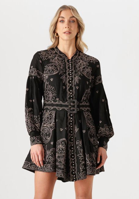 SCARLETT POPPIES Mini robe BERITE SHORT DRESS en noir - large