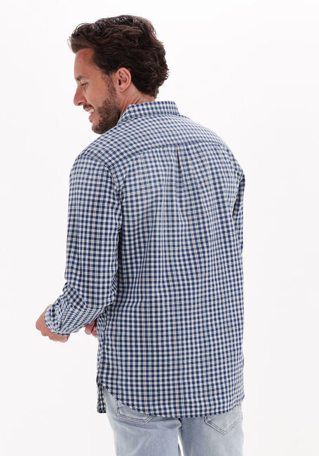 SCOTCH & SODA Chemise décontracté INDIGO YARN-DYED CHECKED SHIRT en bleu - large