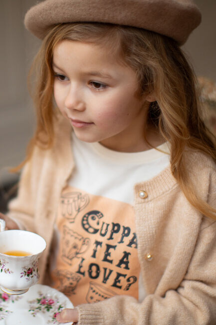 MOODSTREET LONGSLEEVE LINN Hauts & T-shirts Écru - large