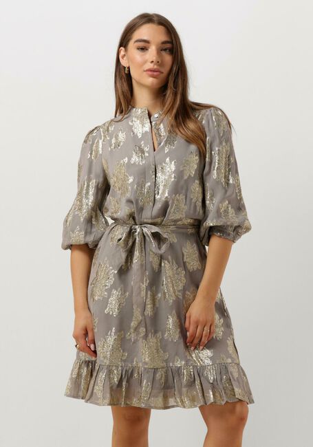 BRUUNS BAZAAR Mini robe HOLLYHOCK GABRIELA DRESS en or - large