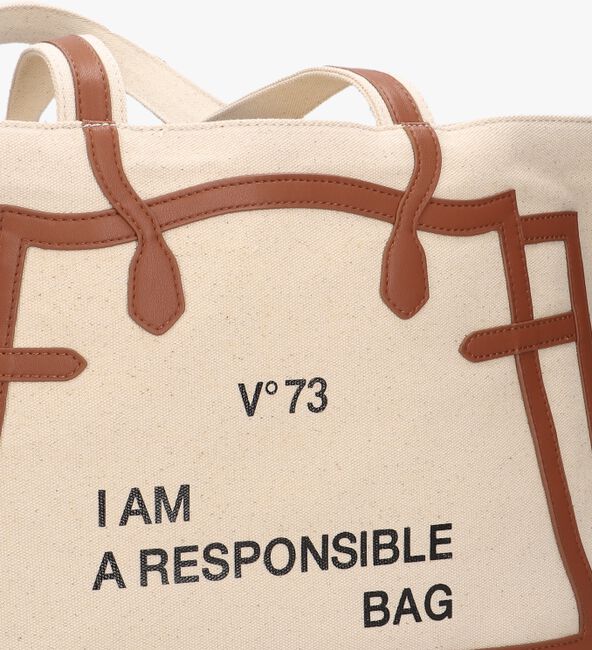V73 RESPONSIBILITY SHOPPING MUST Shopper en beige - large