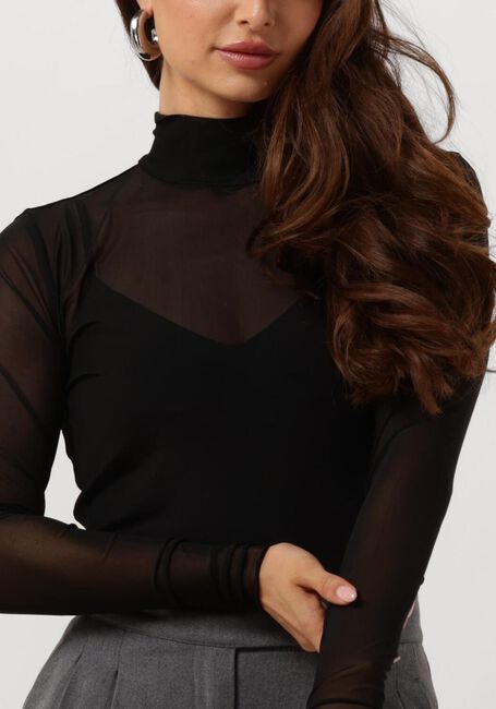 CC HEART EVE MESH TURTLENECK Hauts & T-shirts en noir - large