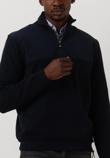 BOSS Pull FUSIONE Bleu foncé - large
